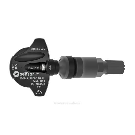 TPMS South Korea V6N253 | Holden oe 교체 tpms 센서 - oe p/n 95712232, 13598773 주파수 433mhz 금속 밸브 스템 - 짙은 회색